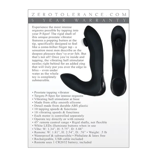 Zero Tolerance Tap It, Black