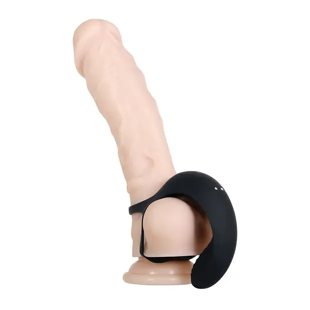 Zero Tolerance Vibrating Ball Cradle w/Remote - Black - Penis Enhancement
