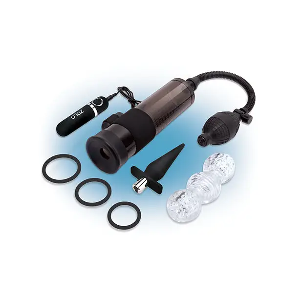ZOLO 6 pc Ultimate Performance Set - Black - Penis Enhancement