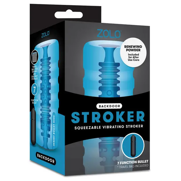 ZOLO Backdoor Squeezable Vibrating Stroker - Dolls & Masturbators