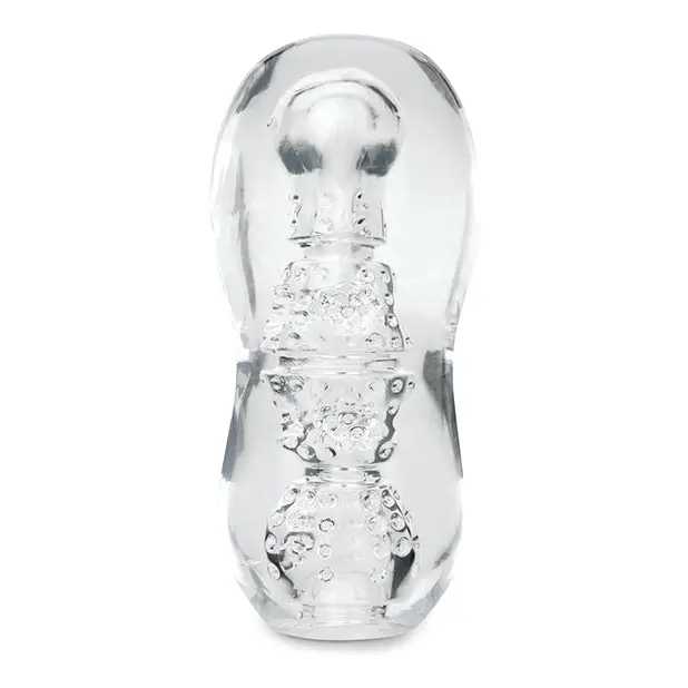 ZOLO Gripz Dotted Stroker - Clear - Dolls & Masturbators