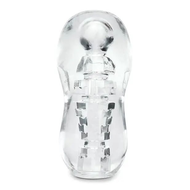 ZOLO Gripz Spinner Stroker - Clear - Dolls & Masturbators