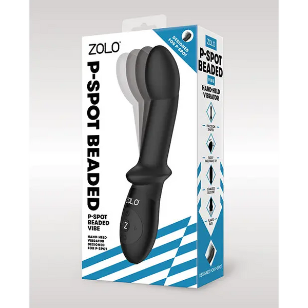 ZOLO P Spot Beaded Vibe - Black - Anal Products