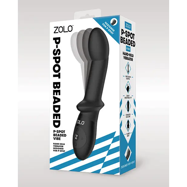 ZOLO P Spot Beaded Vibe - Black - Anal Products