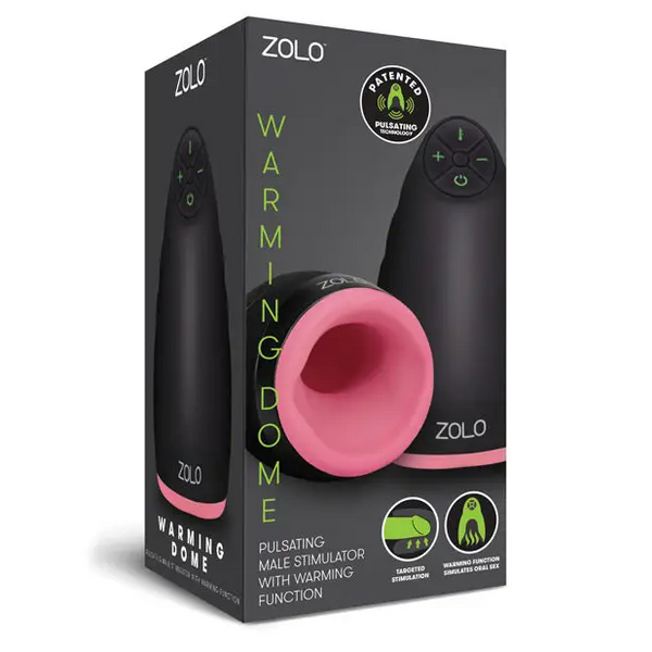 Zolo Pulsating Warming Dome Male Stimulator - Dolls & Masturbators