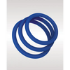 ZOLO Stretchy Silicone Cock Rings - Blue - Penis Enhancement